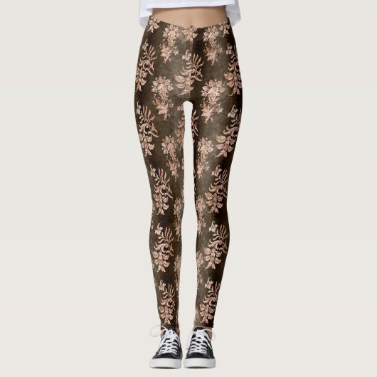 Design 3 van de Champagne Velvet reeks Leggings (Voorkant)