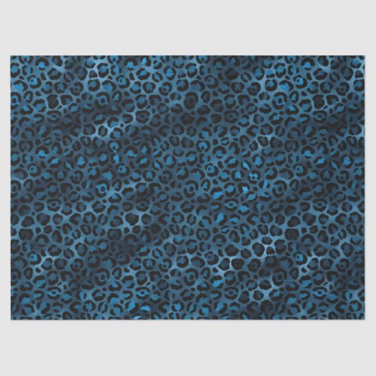 Design 3-weefselpapier uit de blauw- en Gold-leopa Tissuepapier (Voorkant)