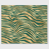 Design 4 uit de Emerald and Gold Safari-reeks Cadeaupapier (Vlak)