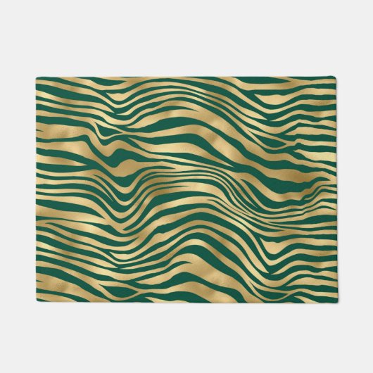 Design 4 uit de Emerald and Gold Safari-reeks Deurmat (Voorkant)