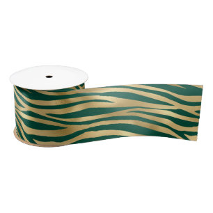Design 4 uit de Emerald and Gold Safari-reeks Satijnen Lint