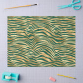 Design 4 uit de Emerald and Gold Safari-reeks Tissuepapier (Craft)