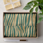 Design 4 uit de Emerald and Gold Safari-reeks Tissuepapier (Geschenk)
