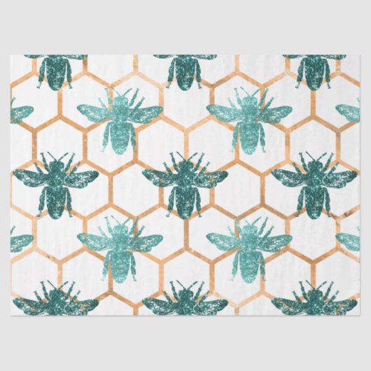 Design 50 van Woodland Bee Series Tissuepapier (Voorkant)