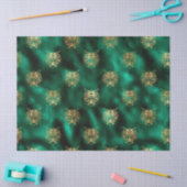 Design 5 uit de Emerald and Gold Safari-reeks Tissuepapier (Craft)