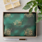 Design 5 uit de Emerald and Gold Safari-reeks Tissuepapier (Geschenk)