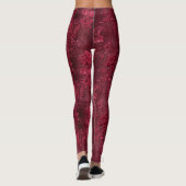 Design 5 van de Claret Velvet reeks Leggings (Achterkant)