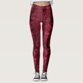 Design 5 van de Claret Velvet reeks Leggings (Voorkant)