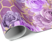 Design 6 van de Bee van de koningin Cadeaupapier (Rol Hoek)