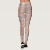 Design 6 van de Champagne Velvet reeks Leggings (Achterkant)