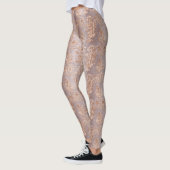 Design 6 van de Champagne Velvet reeks Leggings (Links)