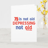 design 75 jaar kaart (Gele Bloem)