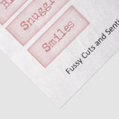 Design 7 van de Baby Girl-serie Tissuepapier (Detail)