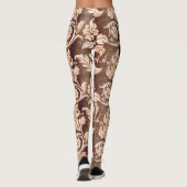 Design 7 van de Champagne Velvet reeks Leggings (Achterkant)