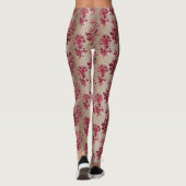 Design 7 van de Claret Velvet reeks Leggings (Achterkant)