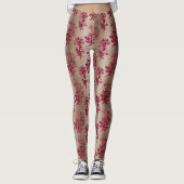 Design 7 van de Claret Velvet reeks Leggings (Voorkant)