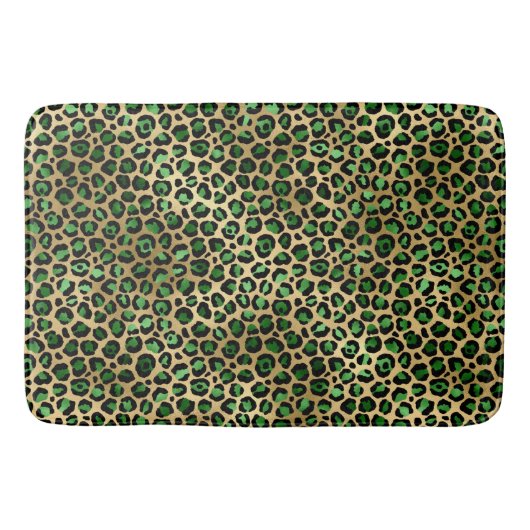 Design 8 uit de Emerald and Gold Safari-reeks Badmat (Voorkant)