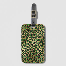 Design 8 uit de Emerald and Gold Safari-reeks Bagagelabel