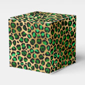 Design 8 uit de Emerald and Gold Safari-reeks Bedankdoosjes (Voorkant Zijde)