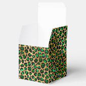 Design 8 uit de Emerald and Gold Safari-reeks Bedankdoosjes (Geopend)