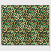 Design 8 uit de Emerald and Gold Safari-reeks Cadeaupapier (Vlak)