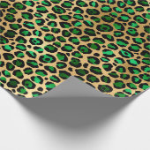 Design 8 uit de Emerald and Gold Safari-reeks Cadeaupapier (Hoek)