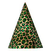 Design 8 uit de Emerald and Gold Safari-reeks Feesthoedjes (Voorkant)