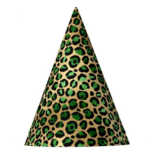 Design 8 uit de Emerald and Gold Safari-reeks Feesthoedjes (Voorkant)