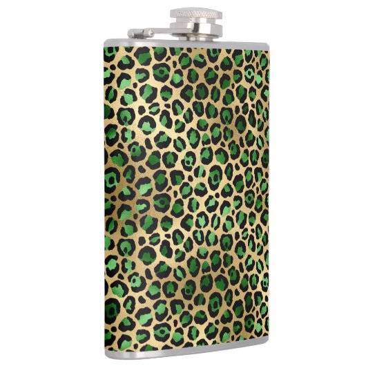 Design 8 uit de Emerald and Gold Safari-reeks Heupfles (Rechts)