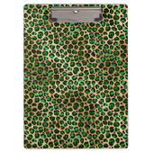 Design 8 uit de Emerald and Gold Safari-reeks Klembord (Voorkant)
