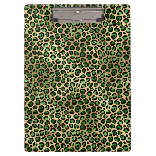 Design 8 uit de Emerald and Gold Safari-reeks Klembord (Voorkant)
