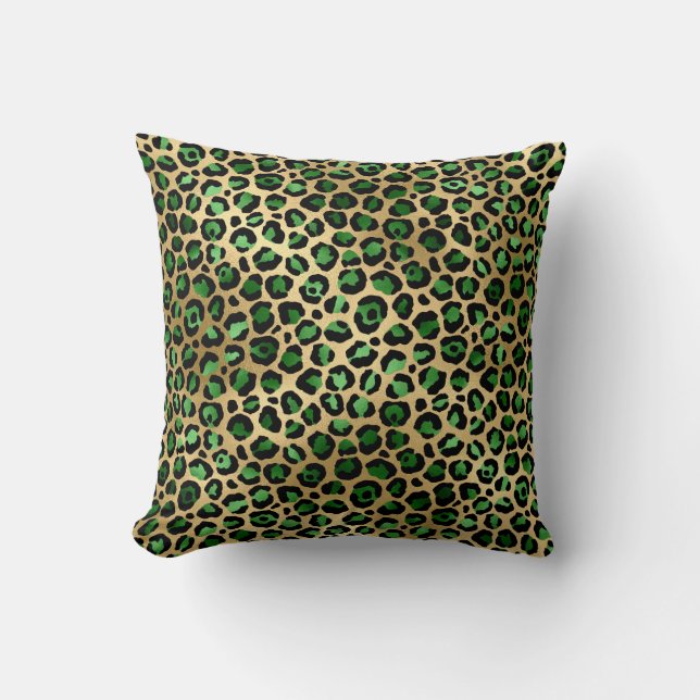 Design 8 uit de Emerald and Gold Safari-reeks Kussen (Voorkant)