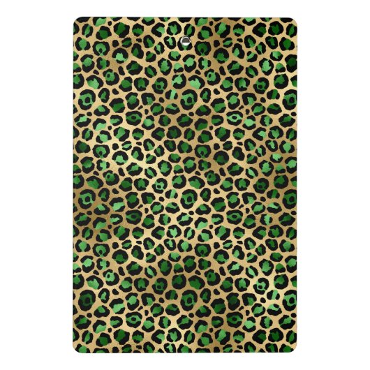 Design 8 uit de Emerald and Gold Safari-reeks Mini Klembord (Achterkant)