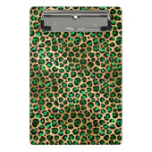 Design 8 uit de Emerald and Gold Safari-reeks Mini Klembord (Voorkant)