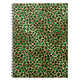 Design 8 uit de Emerald and Gold Safari-reeks Notitieboek