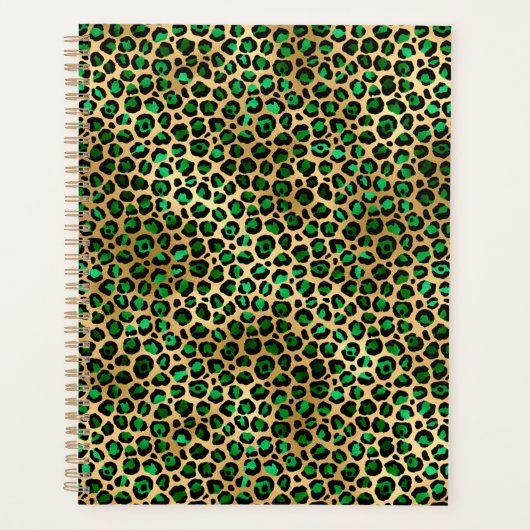 Design 8 uit de Emerald and Gold Safari-reeks Planner (Voorkant)