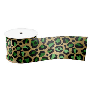 Design 8 uit de Emerald and Gold Safari-reeks Satijnen Lint