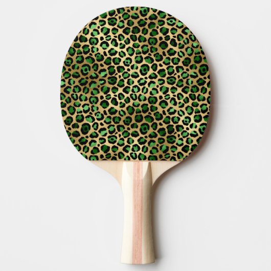 Design 8 uit de Emerald and Gold Safari-reeks Tafeltennisbatje (Voorkant)
