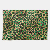 Design 8 uit de Emerald and Gold Safari-reeks Theedoek (Horizontaal)