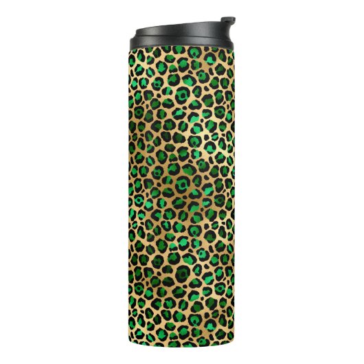 Design 8 uit de Emerald and Gold Safari-reeks Thermosbeker (Gedraaid links)