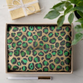 Design 8 uit de Emerald and Gold Safari-reeks Tissuepapier (Geschenk)