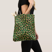 Design 8 uit de Emerald and Gold Safari-reeks Tote Bag (Dichtbij)