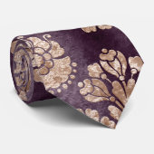 Design 8 van de Champagne Velvet reeks Stropdas (Opgerold)