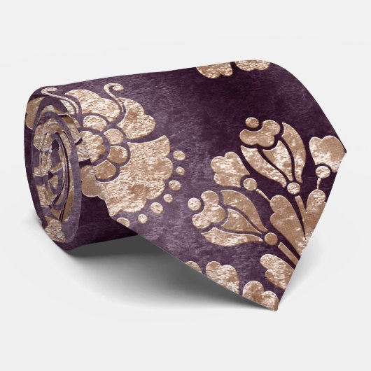 Design 8 van de Champagne Velvet reeks Stropdas (Opgerold)