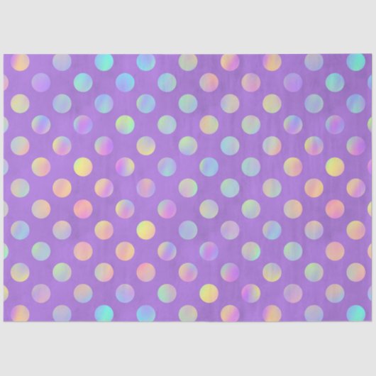 Design 8 van de Violet- en Rainbowreeks Tissuepapier (Voorkant)