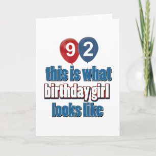 design 92 jaar kaart