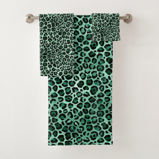 Design 9 uit de Emerald and Gold Safari-reeks Bad Handdoek (Insitu)