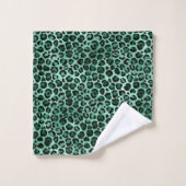 Design 9 uit de Emerald and Gold Safari-reeks Bad Handdoek (Wasdoekje)