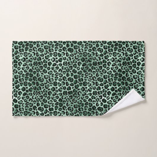 Design 9 uit de Emerald and Gold Safari-reeks Bad Handdoek (Handdoek)