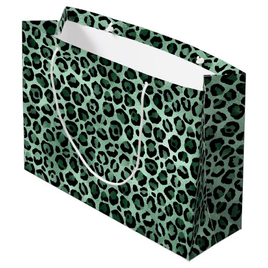 Design 9 uit de Emerald and Gold Safari-reeks Groot Cadeauzakje (Achterkant Gekanteld)